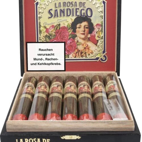 La Rosa De Sandiego Maduro Inmenso Gordo 20’li Puro
₺19.800,00La Rosa de Sandiego Maduro Inmenso Gordo 20’li Puro